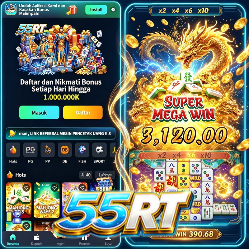 55RT - 55rt Login Situs Resmi dan Nikmati Ragam Game PG Soft