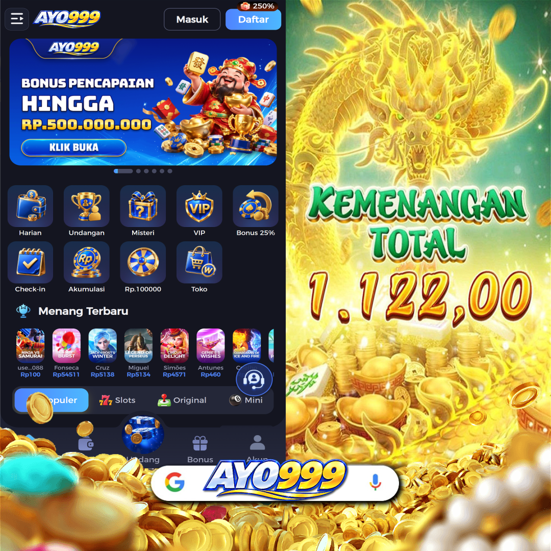 AYO999 - Login Situs Resmi dan Nikmati Ragam Game PG Soft