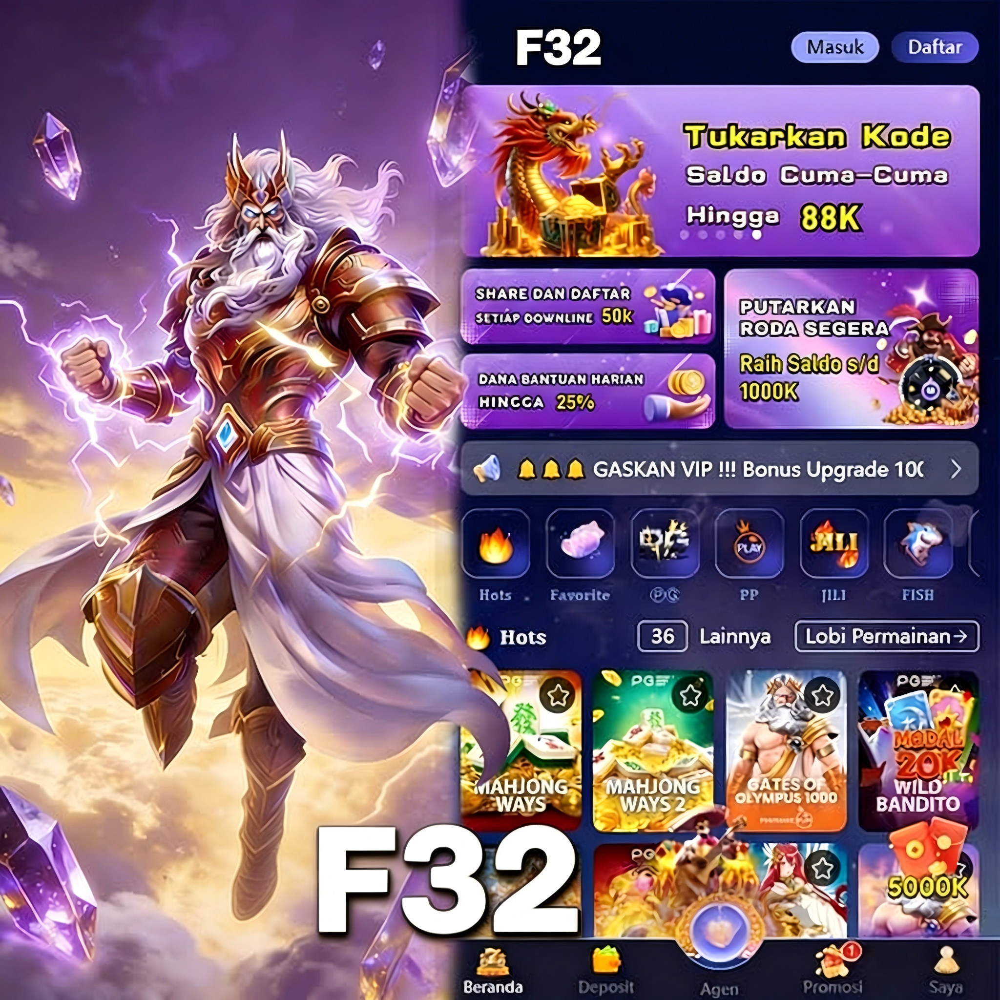 F32 - Link Alternatif Game Kasino dan Slot Online
